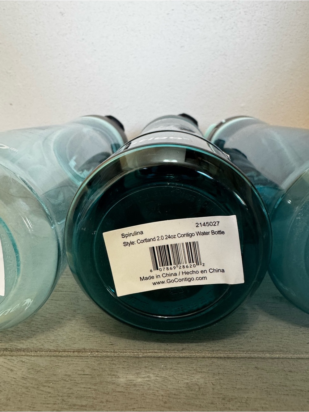 3 Contigo Cortland 2.0 Water Bottles Autoseal Spill Proof 24 oz 1 NWT Blue - Picture 7 of 9